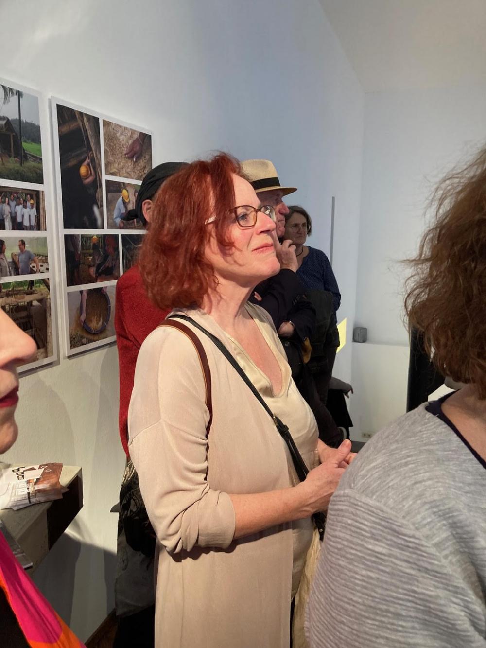 Elfi Aichinger beim Gallery Walk